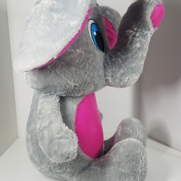 2ft Extra Large Stuffed Plush Gray Elephant - Picture 9 of 12